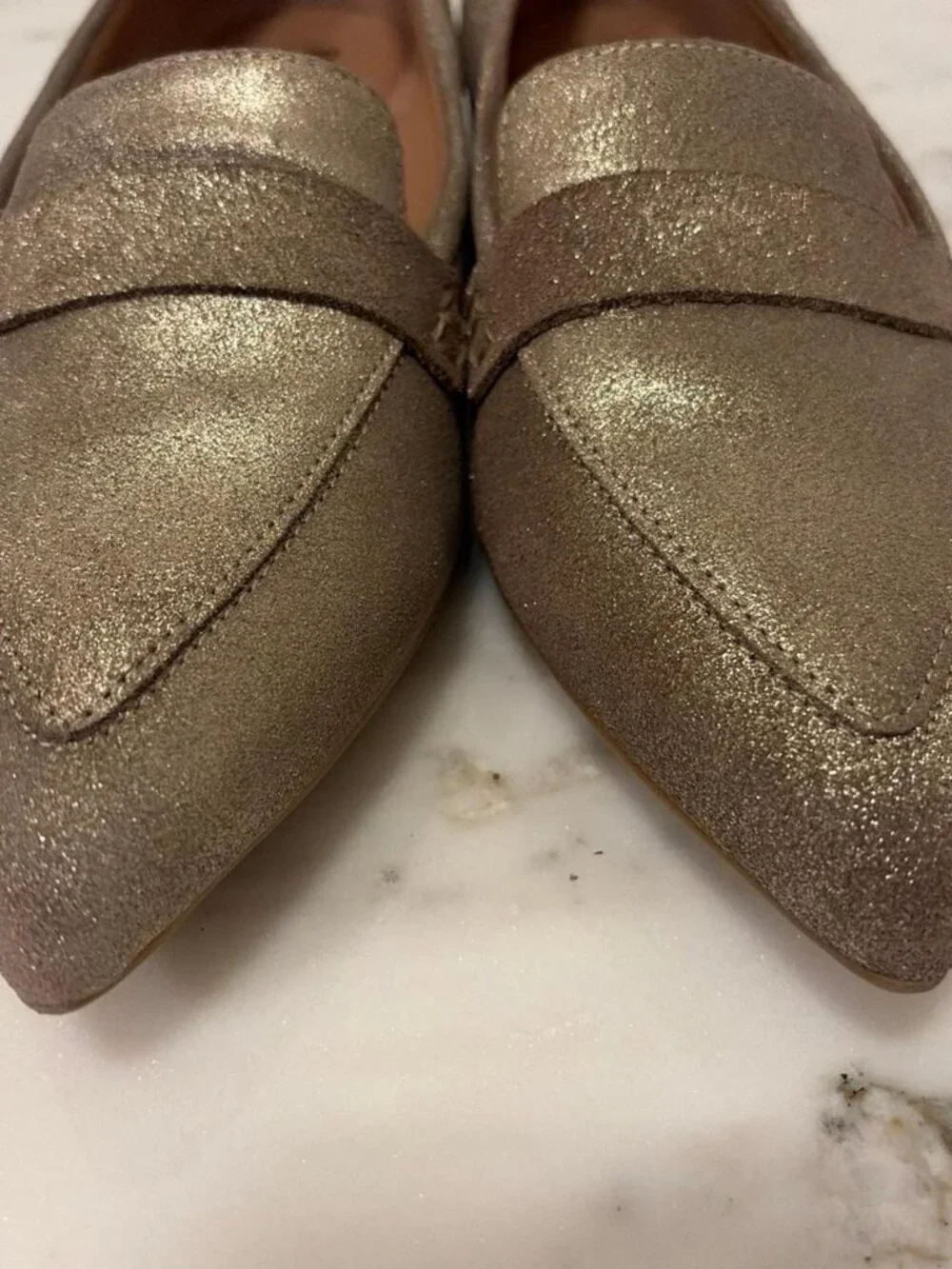 Blondo Women's Gold Loafers